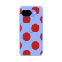 スリムプロテクションケース［ シンプルドット - Red ］