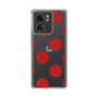 スリムプロテクションケース［ シンプルドット - Red ］