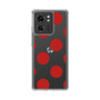 スリムプロテクションケース［ シンプルドット - Red ］