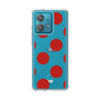 スリムプロテクションケース［ シンプルドット - Red ］