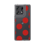 スリムプロテクションケース［ シンプルドット - Red ］