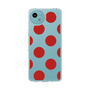 スリムプロテクションケース［ シンプルドット - Red ］