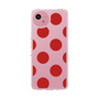 スリムプロテクションケース［ シンプルドット - Red ］