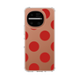 スリムプロテクションケース［ シンプルドット - Red ］