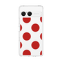 スリムプロテクションケース［ シンプルドット - Red ］