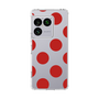 スリムプロテクションケース［ シンプルドット - Red ］