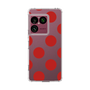 スリムプロテクションケース［ シンプルドット - Red ］