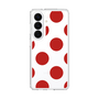 スリムプロテクションケース［ シンプルドット - Red ］