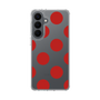 スリムプロテクションケース［ シンプルドット - Red ］