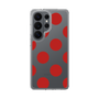 スリムプロテクションケース［ シンプルドット - Red ］