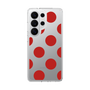 スリムプロテクションケース［ シンプルドット - Red ］