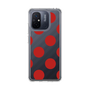 スリムプロテクションケース［ シンプルドット - Red ］