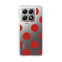 スリムプロテクションケース［ シンプルドット - Red ］
