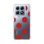 スリムプロテクションケース［ シンプルドット - Red ］