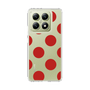 スリムプロテクションケース［ シンプルドット - Red ］