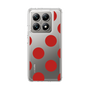 スリムプロテクションケース［ シンプルドット - Red ］