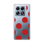 スリムプロテクションケース［ シンプルドット - Red ］