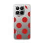 スリムプロテクションケース［ シンプルドット - Red ］
