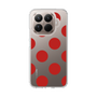 スリムプロテクションケース［ シンプルドット - Red ］