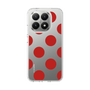 スリムプロテクションケース［ シンプルドット - Red ］