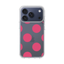 スリムプロテクションケース［ シンプルドット - Pink ］