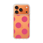 スリムプロテクションケース［ シンプルドット - Pink ］