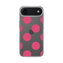 スリムプロテクションケース［ シンプルドット - Pink ］
