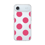 スリムプロテクションケース［ シンプルドット - Pink ］