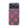 スリムプロテクションケース［ シンプルドット - Pink ］