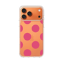 スリムプロテクションケース［ シンプルドット - Pink ］
