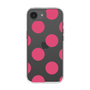 スリムプロテクションケース［ シンプルドット - Pink ］