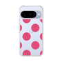 スリムプロテクションケース［ シンプルドット - Pink ］