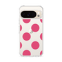 スリムプロテクションケース［ シンプルドット - Pink ］