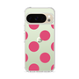 スリムプロテクションケース［ シンプルドット - Pink ］