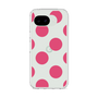スリムプロテクションケース［ シンプルドット - Pink ］