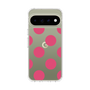 スリムプロテクションケース［ シンプルドット - Pink ］