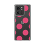 スリムプロテクションケース［ シンプルドット - Pink ］