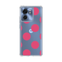 スリムプロテクションケース［ シンプルドット - Pink ］