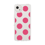 スリムプロテクションケース［ シンプルドット - Pink ］