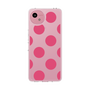 スリムプロテクションケース［ シンプルドット - Pink ］