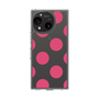 スリムプロテクションケース［ シンプルドット - Pink ］