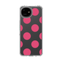 スリムプロテクションケース［ シンプルドット - Pink ］