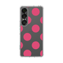 スリムプロテクションケース［ シンプルドット - Pink ］