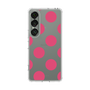 スリムプロテクションケース［ シンプルドット - Pink ］