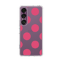 スリムプロテクションケース［ シンプルドット - Pink ］