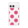 スリムプロテクションケース［ シンプルドット - Pink ］