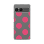 スリムプロテクションケース［ シンプルドット - Pink ］