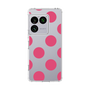 スリムプロテクションケース［ シンプルドット - Pink ］