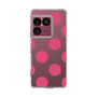 スリムプロテクションケース［ シンプルドット - Pink ］