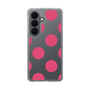 スリムプロテクションケース［ シンプルドット - Pink ］